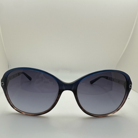 bebe Accessories - Bebe Kicking It Blue Brown Tortoise Sunglasses